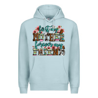 Blue Mist first my mother forever my friend Premium Hoodie - OliviaCreatesArt