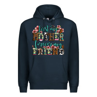Navy first my mother forever my friend Premium Hoodie - OliviaCreatesArt
