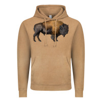 Vintage Camel american bison body Vintage Hoodie - RanaPortraitStore