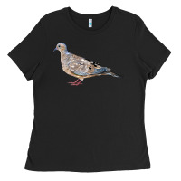 Black American Dove Ladies Tee - LillyAllenDesigns