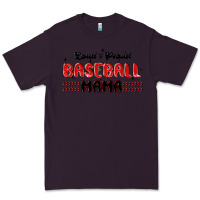 Plum loud and proud baseball mama Premium Tee - MaliasSmallBusiness