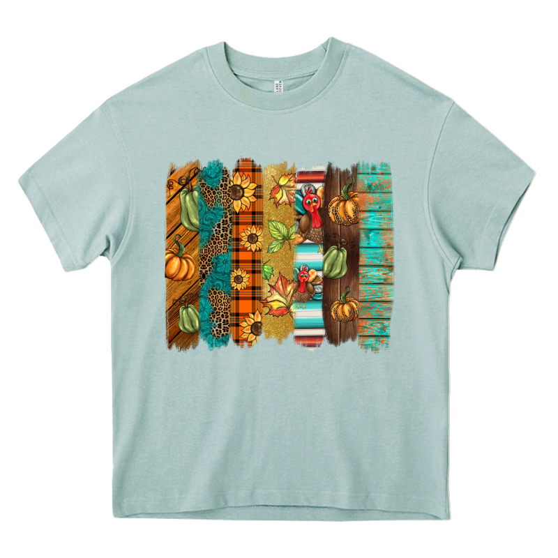 Thanksgiving Brushstroke Heavy Core Tee by BarkalooDesign | Teevron
