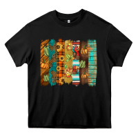 Black thanksgiving brushstroke Heavy Core Tee - BarkalooDesign