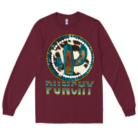 Burgundy Punchy Long Sleeve Tee - Bettercallsaul