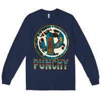 Navy Punchy Long Sleeve Tee - Bettercallsaul