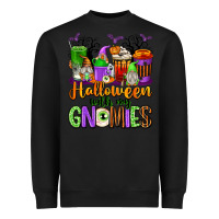 Black Halloween with My Gnomies Coffee Cups Heavyweight Sweatshirt - texasbilliewilder