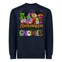 Navy Halloween with My Gnomies Coffee Cups Heavyweight Sweatshirt - texasbilliewilder