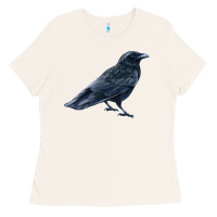 Bone American Crow Ladies Tee - LillyAllenDesigns