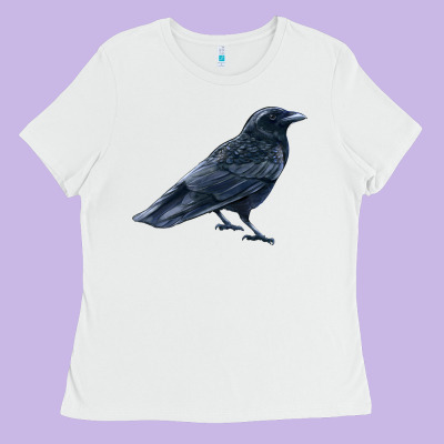 American Crow Ladies Tee Designed By Lillyallendesigns