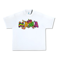 White mama mardi gras Urban Heavy Tee - LillyAllenDesigns