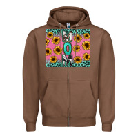Chestnut Mom sunflower glitter Zipper Hoodie - CowGirlArtShop