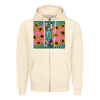 Mom Sunflower Glitter Zipper Hoodie | Teevron