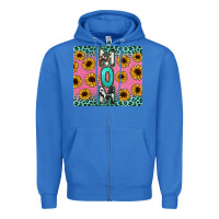 True Royal Mom sunflower glitter Zipper Hoodie - CowGirlArtShop