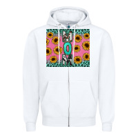White Mom sunflower glitter Zipper Hoodie - CowGirlArtShop