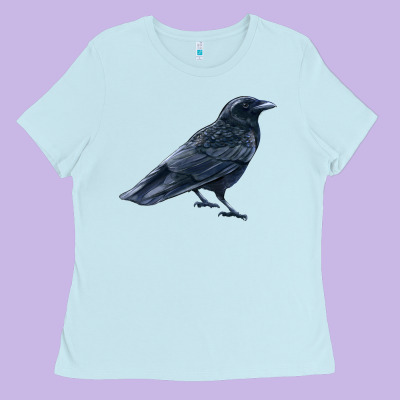 American Crow Ladies Tee Designed By Lillyallendesigns