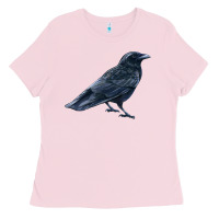 Bubblegum Pink American Crow Ladies Tee - LillyAllenDesigns