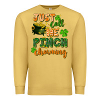 Antique Gold Just call me pinch charming St. Patricks Day Premium Sweatshirt - FaDigitalArtStudio
