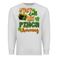 Dove Grey Just call me pinch charming St. Patricks Day Premium Sweatshirt - FaDigitalArtStudio