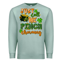 Seafoam Just call me pinch charming St. Patricks Day Premium Sweatshirt - FaDigitalArtStudio