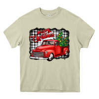 Mossy merry christmas red truck christmas trees Heavy Core Tee - Jasminsmagicworld