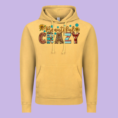 Western Beautiful Crazy Vintage Hoodie Designed By Bundleandbundleshop