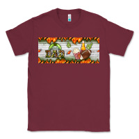 Burgundy football dad Classic Tee - BundleAndBundleShop