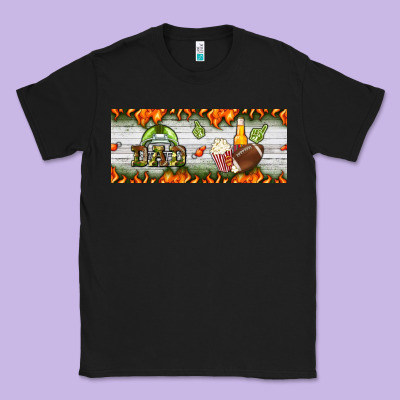 Football Dad Classic Tee Designed By Bundleandbundleshop