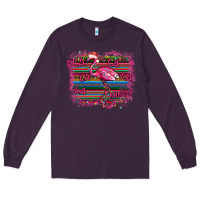 Plum Flamingo Christmas Long Sleeve Tee - Bettercallsaul