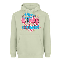 Matcha Memorial Day honor and remember Heavyweight Hoodie - FaDigitalArtStudio