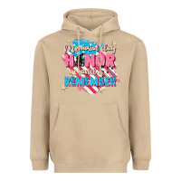 Mushroom Memorial Day honor and remember Heavyweight Hoodie - FaDigitalArtStudio