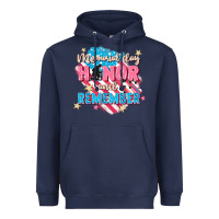 Navy Memorial Day honor and remember Heavyweight Hoodie - FaDigitalArtStudio