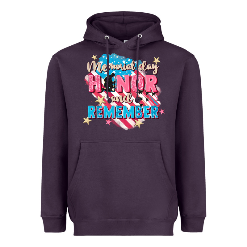 Memorial Day Honor And Remember Heavyweight Hoodie by FaDigitalArtStudio | Teevron