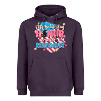Plum Memorial Day honor and remember Heavyweight Hoodie - FaDigitalArtStudio