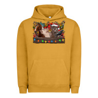 Pigment Peanut Butter festive farmyard gathering Urban Hoodie - CowhideDigitalArt