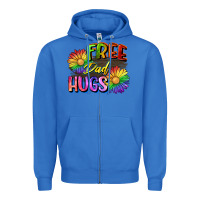 True Royal Free dad hugs Zipper Hoodie - CowGirlArtShop