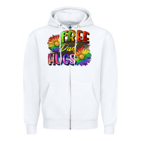 Free Dad Hugs Zipper Hoodie | Teevron