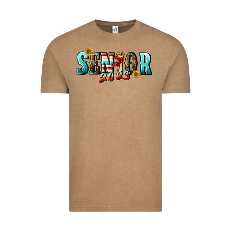Senior 2023 Vintage Tee by BundleAndBundleShop | Teevron
