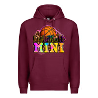 Burgundy basketball mini Premium Hoodie - OliviaCreatesArt
