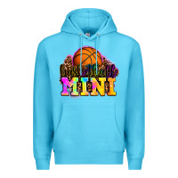 Ocean Blue basketball mini Premium Hoodie - OliviaCreatesArt