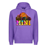 Purple basketball mini Premium Hoodie - OliviaCreatesArt