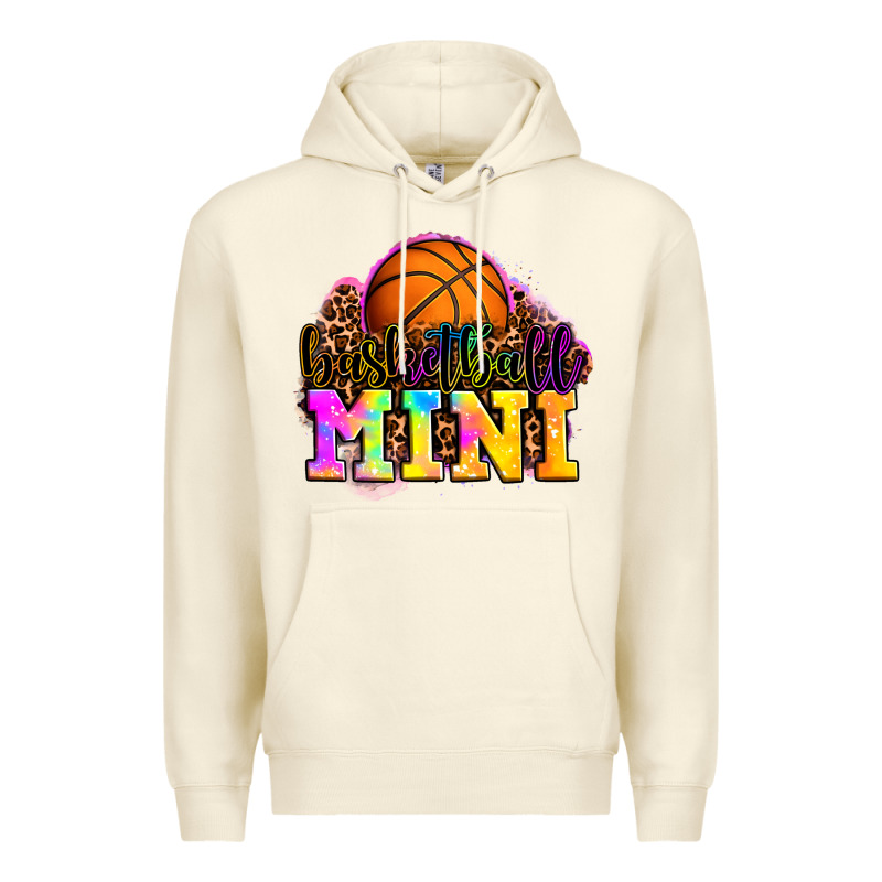 Basketball Mini Premium Hoodie by OliviaCreatesArt | Teevron