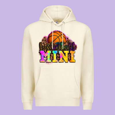 Basketball Mini Premium Hoodie Designed By Oliviacreatesart