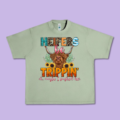 Heifers Be Trippin' Urban Heavy Tee Designed By Lillyallendesigns