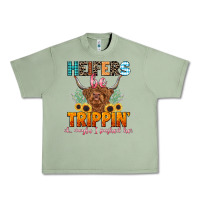 Oil Green heifers be trippin' Urban Heavy Tee - LillyAllenDesigns