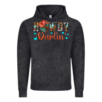 Vintage Black Western Howdy Darlin Vintage Hoodie - BundleAndBundleShop