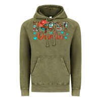 Vintage Olive Western Howdy Darlin Vintage Hoodie - BundleAndBundleShop
