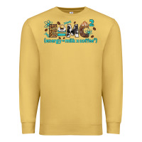 Antique Gold e=mc2 energy milk coffee bbs Premium Sweatshirt - BundleAndBundleShop