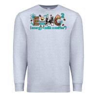 Heather Grey e=mc2 energy milk coffee bbs Premium Sweatshirt - BundleAndBundleShop
