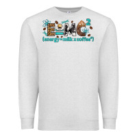 Oatmeal Heather e=mc2 energy milk coffee bbs Premium Sweatshirt - BundleAndBundleShop