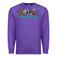 Purple e=mc2 energy milk coffee bbs Premium Sweatshirt - BundleAndBundleShop